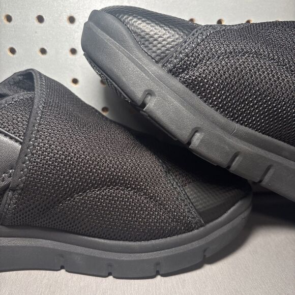 FitVille Diabetic Shoes Mens Sz 10.5 Wide Black Adjustable Diabetes Walking main image 14